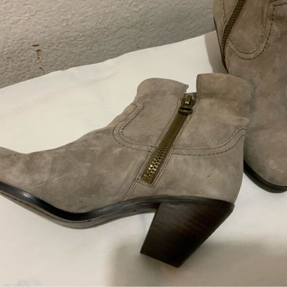 Sam Edelman Louie Fringe Trimmed Ankle Boots Size 7.5 M - Picture 5 of 13